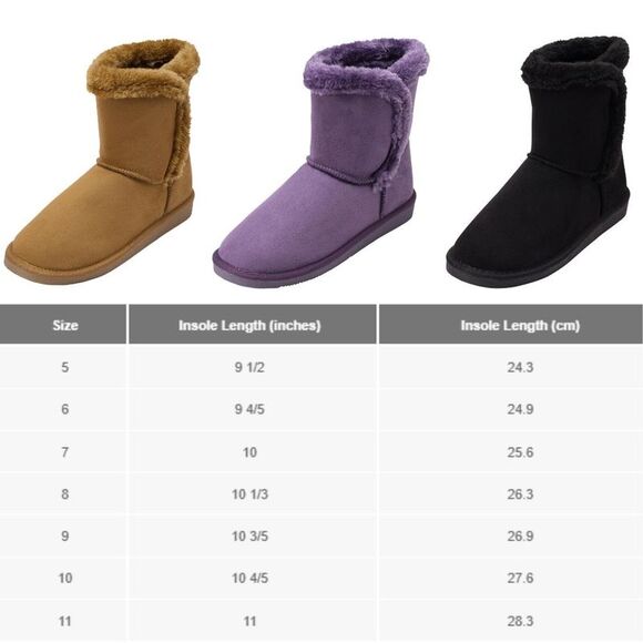 Alpine Swiss Mindy Women’s Winter Boots | Short Faux Shearling Boot | Warm - Picture 7 of 7